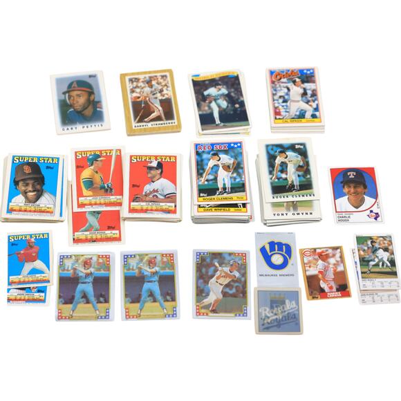 1987 & 1988 Topps Baseball Mini Card Lot - HoF's - Picture 1 of 9